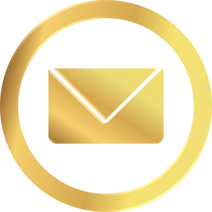 Gold Email Icon